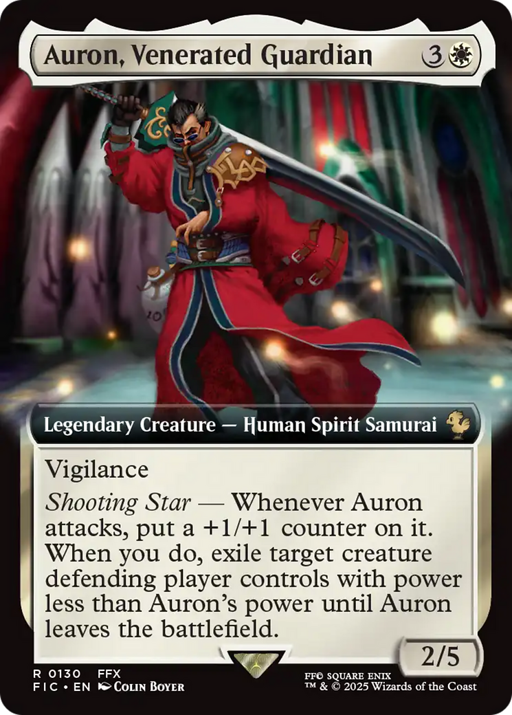 Auron, Venerated Guardian (Extended Art) [FINAL FANTASY Commander] | Good Games North