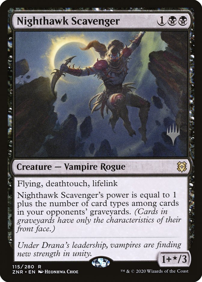Nighthawk Scavenger (Promo Pack) [Zendikar Rising Promos] | Good Games North