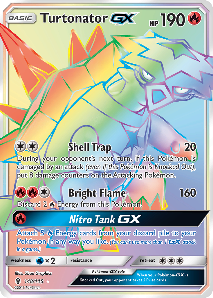 Turtonator GX (148/145) [Sun & Moon: Guardians Rising] | Good Games North