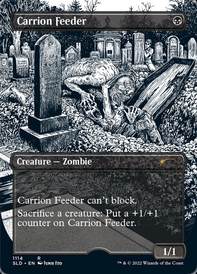 Carrion Feeder (Borderless Etched Foil) [Secret Lair Drop Series] | Good Games North