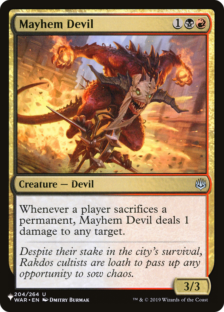 Mayhem Devil [The List] | Good Games North