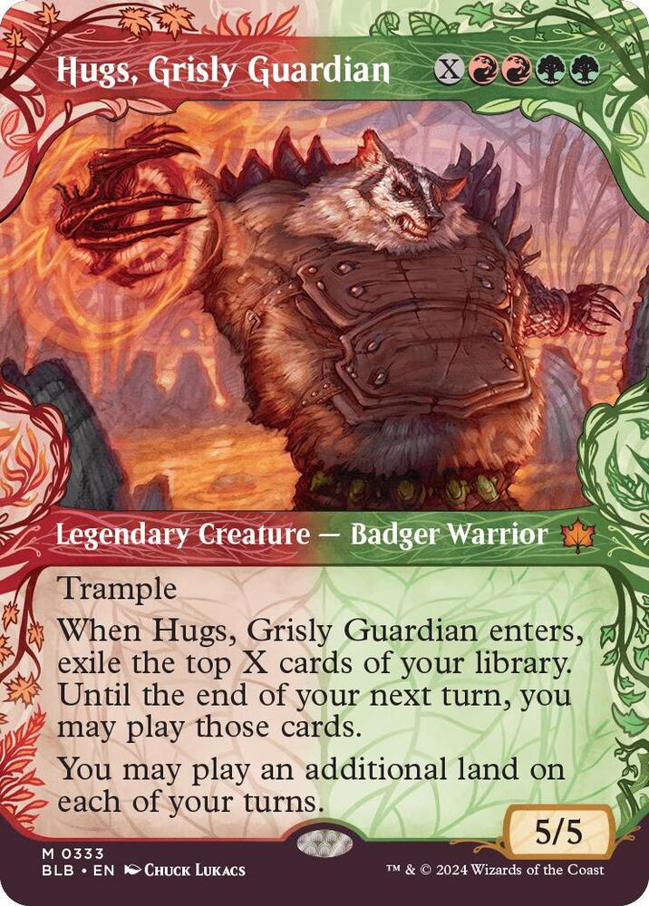 Hugs, Grisly Guardian 333 (Bloomburrow)  - Showcase Foil | Good Games North