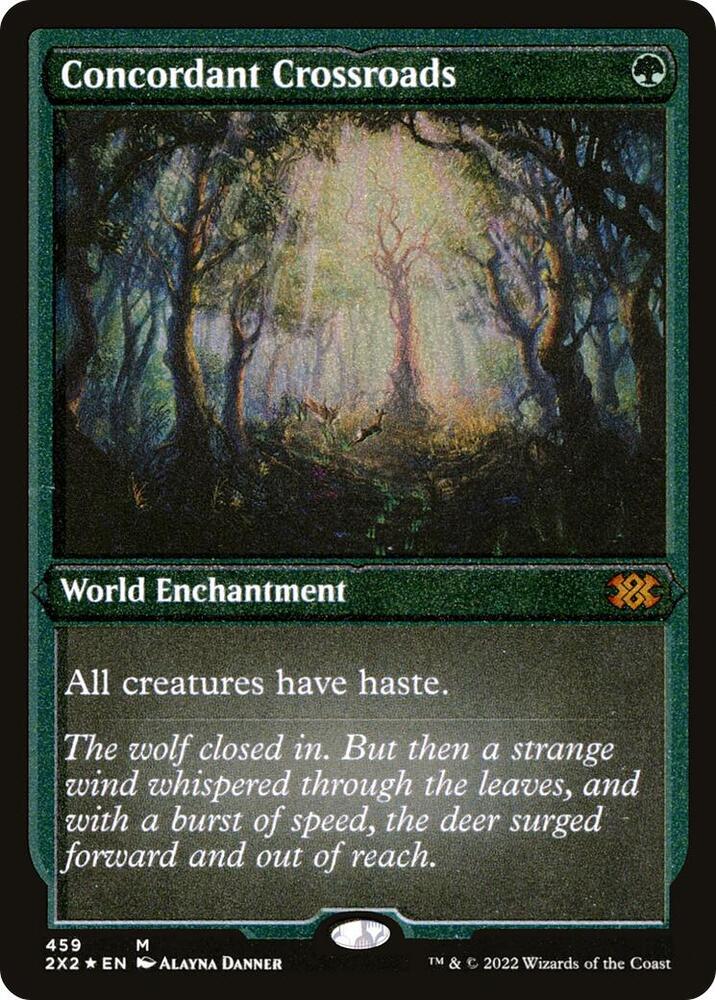 Concordant Crossroads Foil Etched 459 (Double Masters 2022)  - Foil | Good Games North
