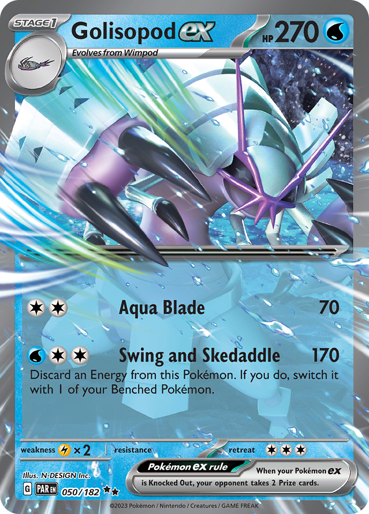 Golisopod ex (050/182) [Scarlet & Violet: Paradox Rift] | Good Games North