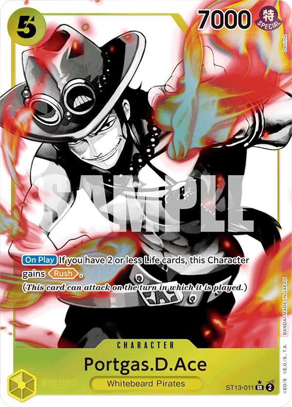 Portgas.D.Ace ST13-011 (Ultra Deck: The Three Brothers)  - Parallel Foil | Good Games North