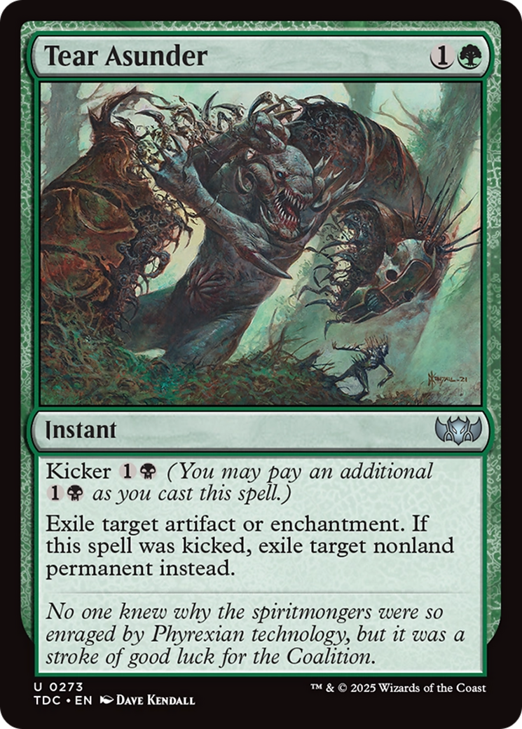 Tear Asunder [Tarkir: Dragonstorm Commander] | Good Games North
