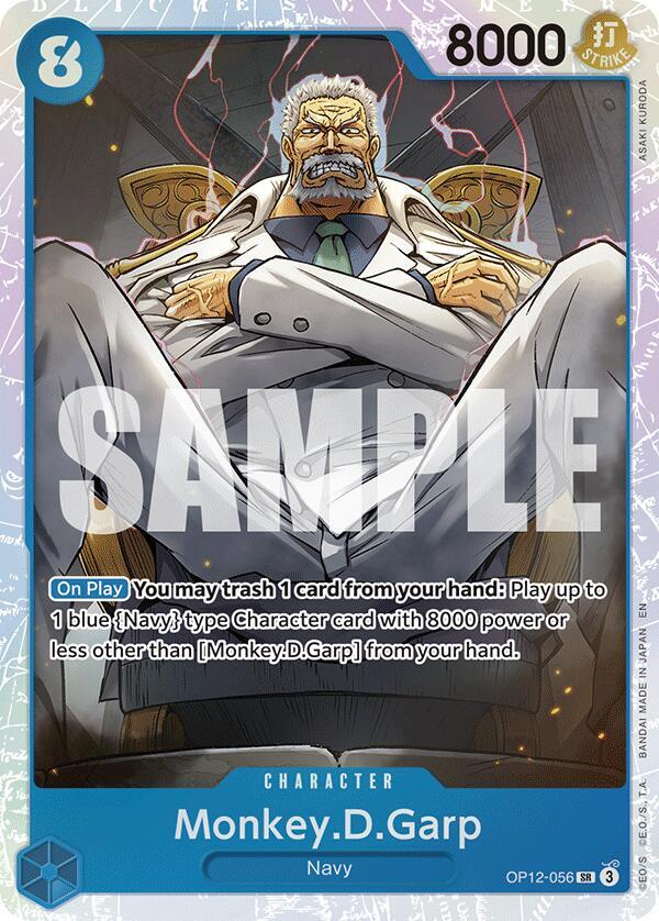 Monkey.D.Garp OP12-056 (Legacy of the Master)  - Foil | Good Games North