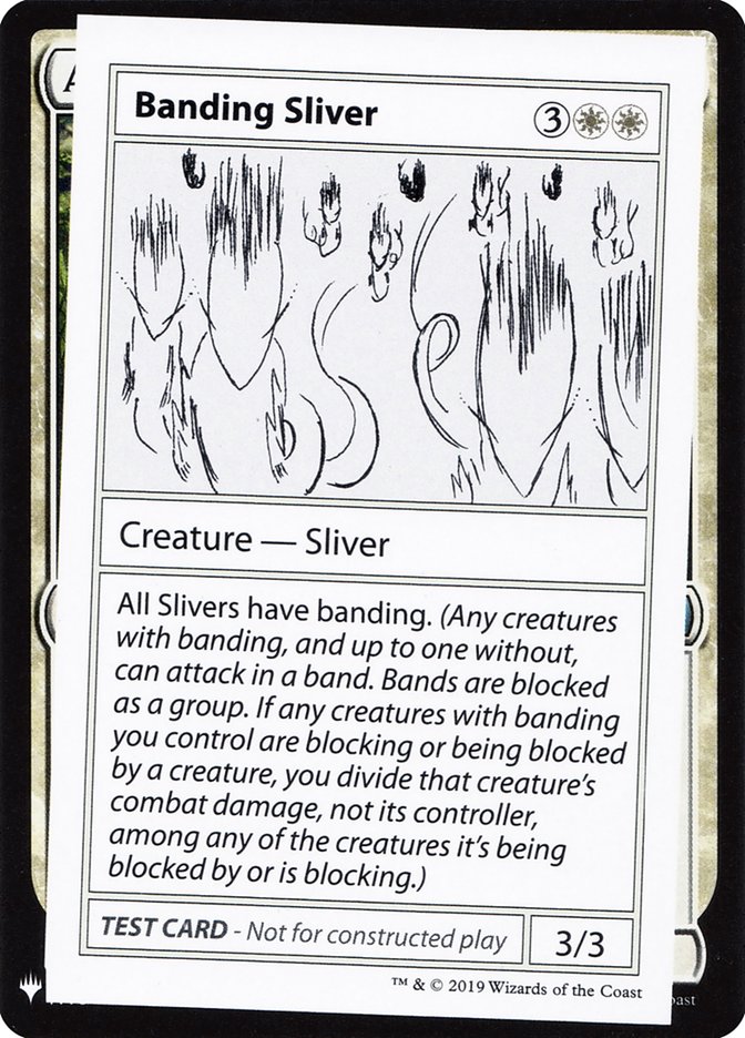 Banding Sliver [Mystery Booster Playtest Cards] | Good Games North
