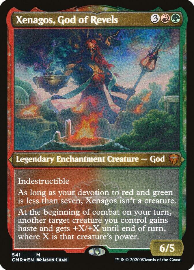 Xenagos God of Revels Foil Etched (Commander Legends)  - undefined | Good Games North
