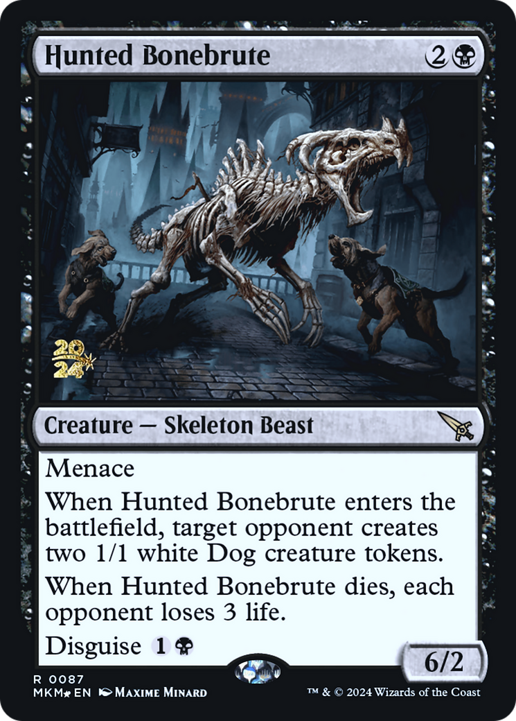 Hunted Bonebrute [Murders at Karlov Manor Prerelease Promos] | Good Games North