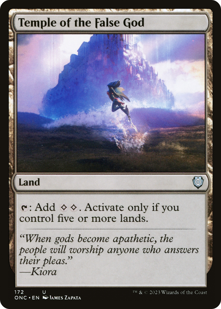 Temple of the False God [Phyrexia: All Will Be One Commander] | Good Games North