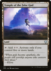 Temple of the False God [Phyrexia: All Will Be One Commander] | Good Games North