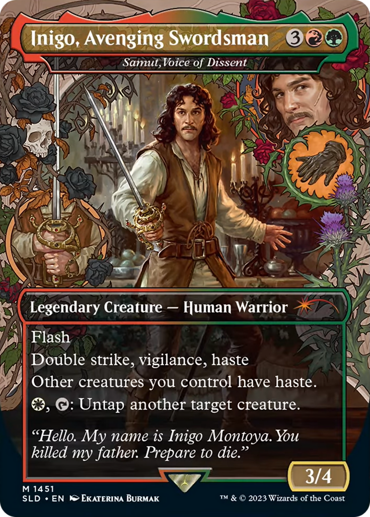 Inigo, Avenging Swordsman - Samut, Voice of Dissent [Secret Lair Drop Series] | Good Games North