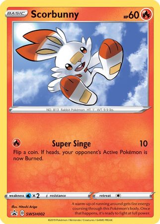 Scorbunny (SWSH002) [Sword & Shield: Black Star Promos] | Good Games North
