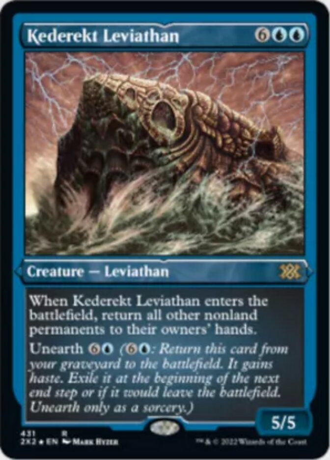 Kederekt Leviathan (Foil Etched) [Double Masters 2022] | Good Games North