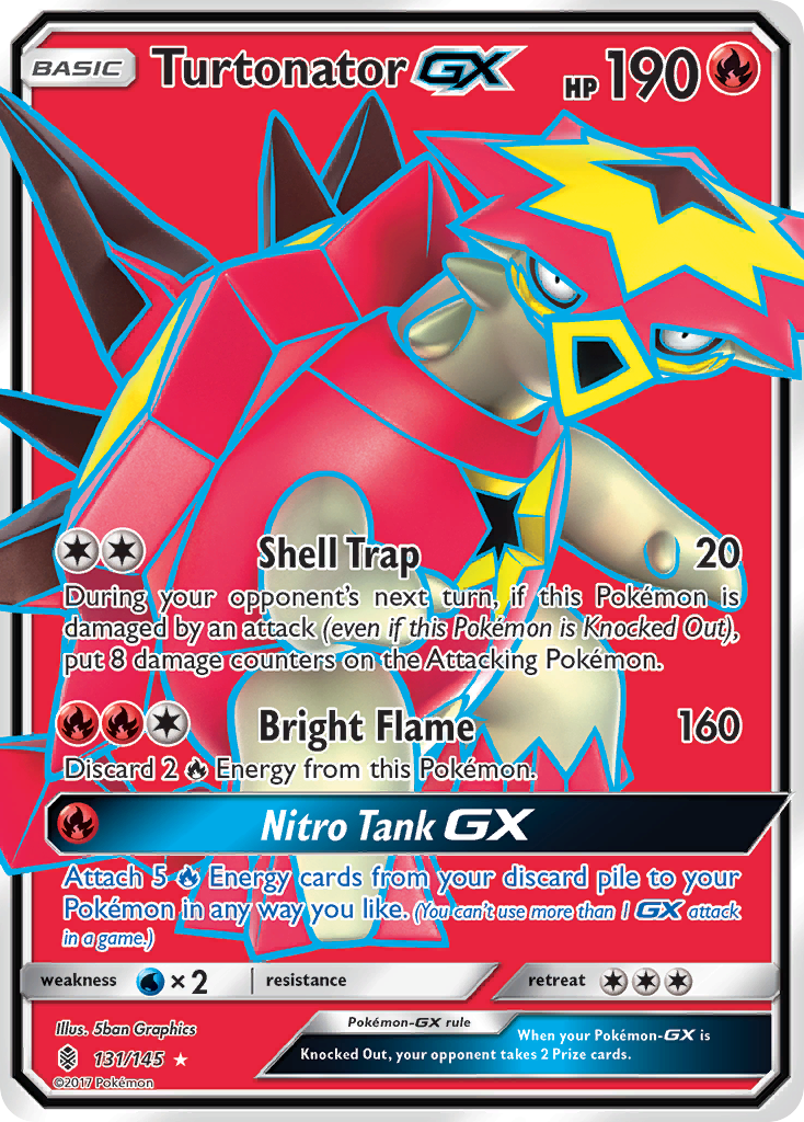 Turtonator GX (131/145) [Sun & Moon: Guardians Rising] | Good Games North