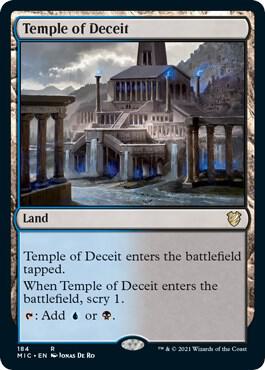 Temple of Deceit (Commander: Innistrad: Midnight Hunt)  | Good Games North