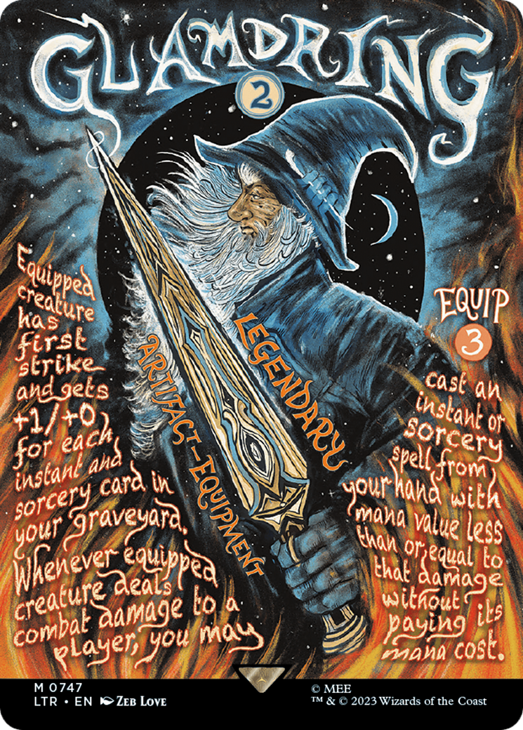 Glamdring (Borderless Poster) [The Lord of the Rings: Tales of Middle-Earth] | Good Games North