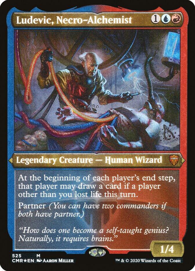 Ludevic Necro Alchemist Foil Etched (Commander Legends)  - Foil | Good Games North