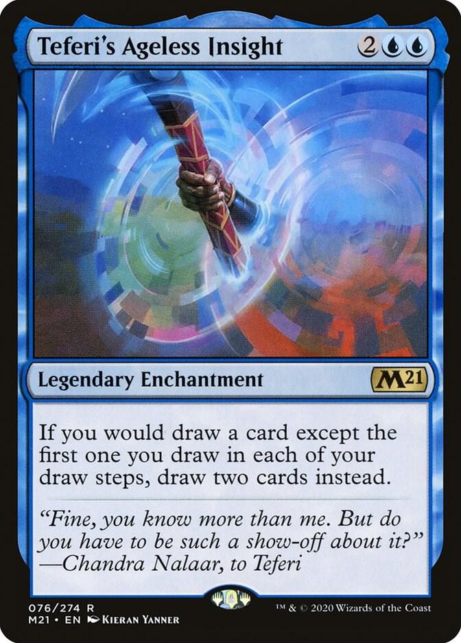 Teferis Ageless Insight 76 (Core Set 2021)  - Foil | Good Games North