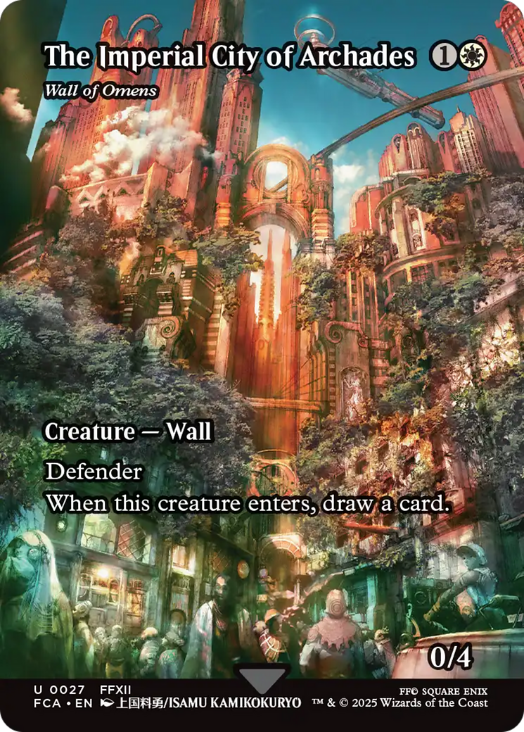 The Imperial City of Archades - Wall of Omens (Showcase) [FINAL FANTASY : Through the Ages] | Good Games North