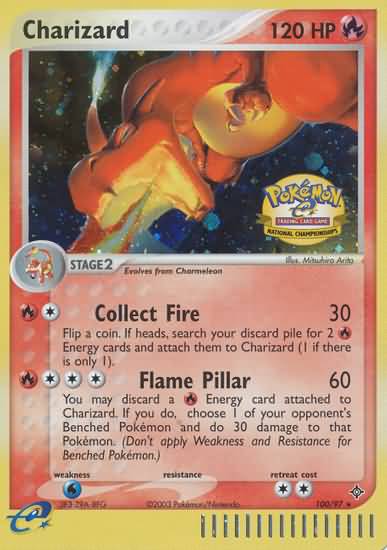 Charizard (100/97) (National Championship 2004) [League & Championship Cards] | Good Games North