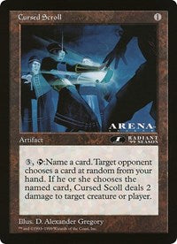 Cursed Scroll (Oversized) [Oversize Cards] | Good Games North