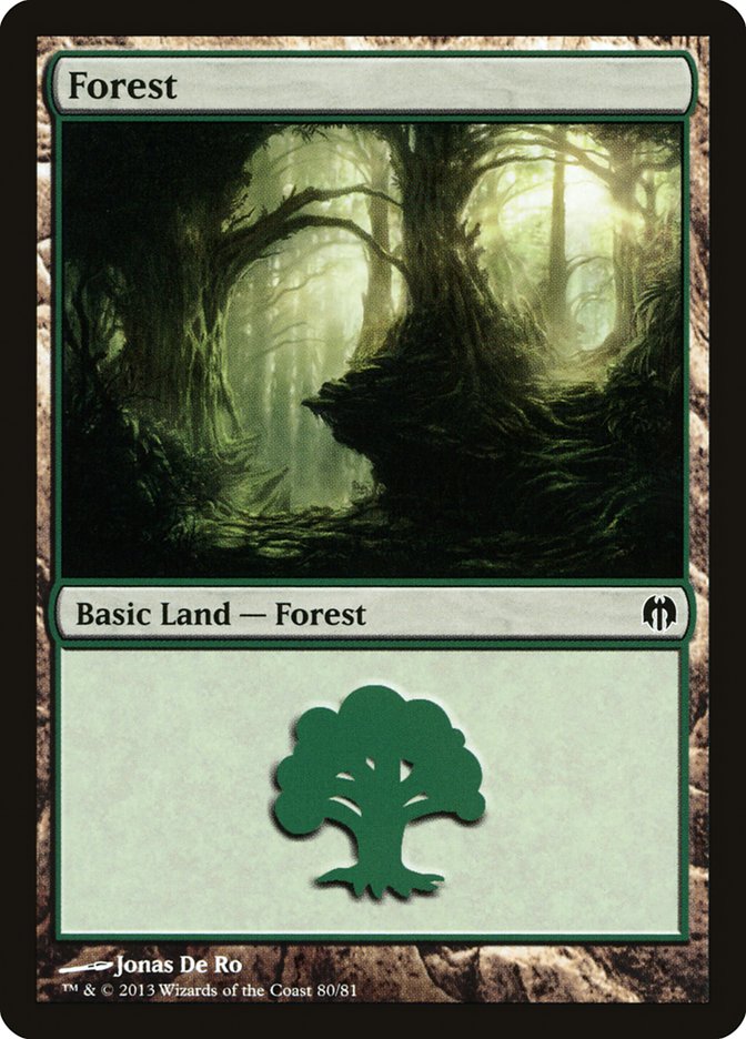 Forest (80) [Duel Decks: Heroes vs. Monsters] | Good Games North