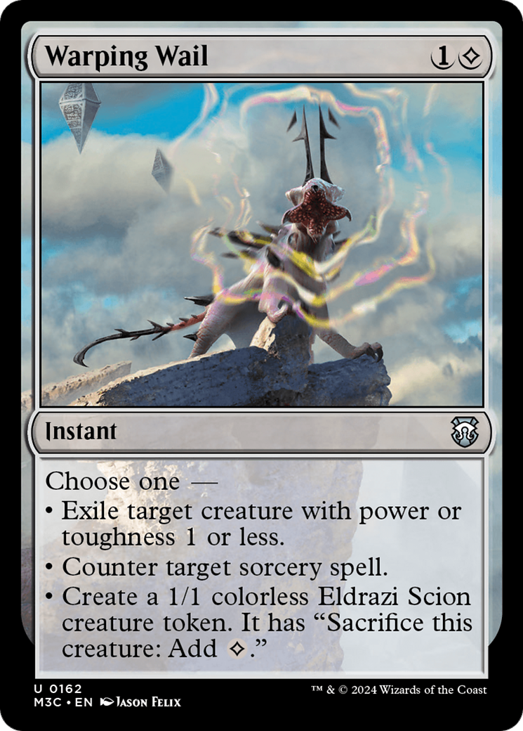 Warping Wail (Ripple Foil) [Modern Horizons 3 Commander] | Good Games North
