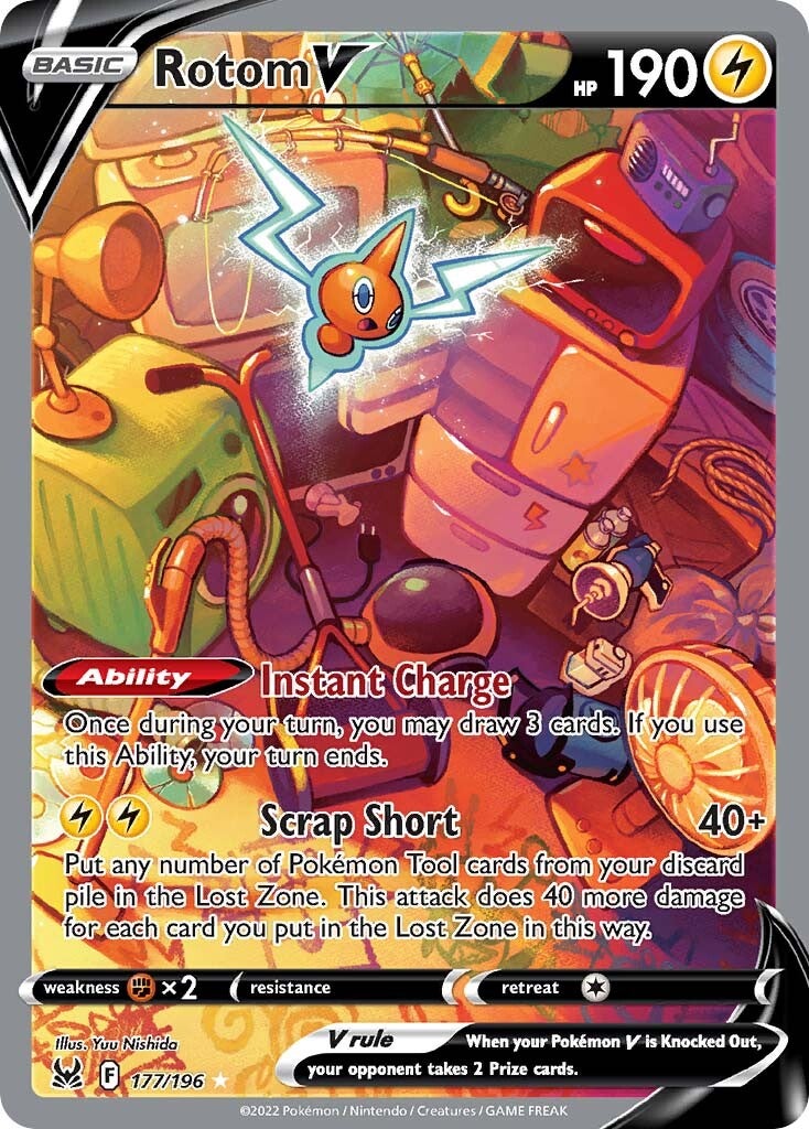 Rotom V (177/196) [Sword & Shield: Lost Origin] | Good Games North