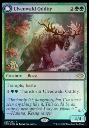Ulvenwald Oddity // Ulvenwald Behemoth [Innistrad: Crimson Vow Prerelease Promos] | Good Games North