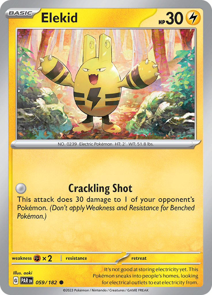 Elekid (059/182) [Scarlet & Violet: Paradox Rift] | Good Games North