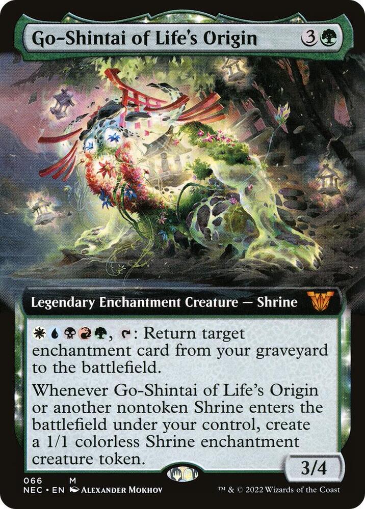 Go Shintai of Lifes Origin Extended Art (Commander: Kamigawa: Neon Dynasty)  | Good Games North