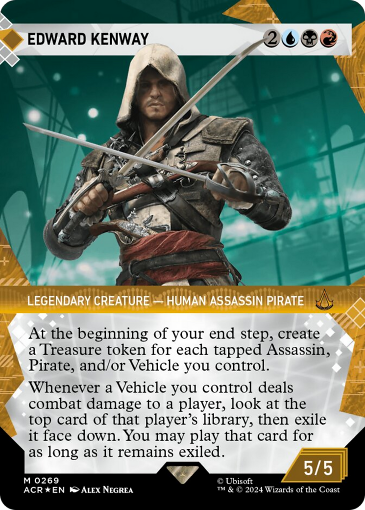 Edward Kenway (Showcase) (Textured Foil) [Assassin's Creed] | Good Games North