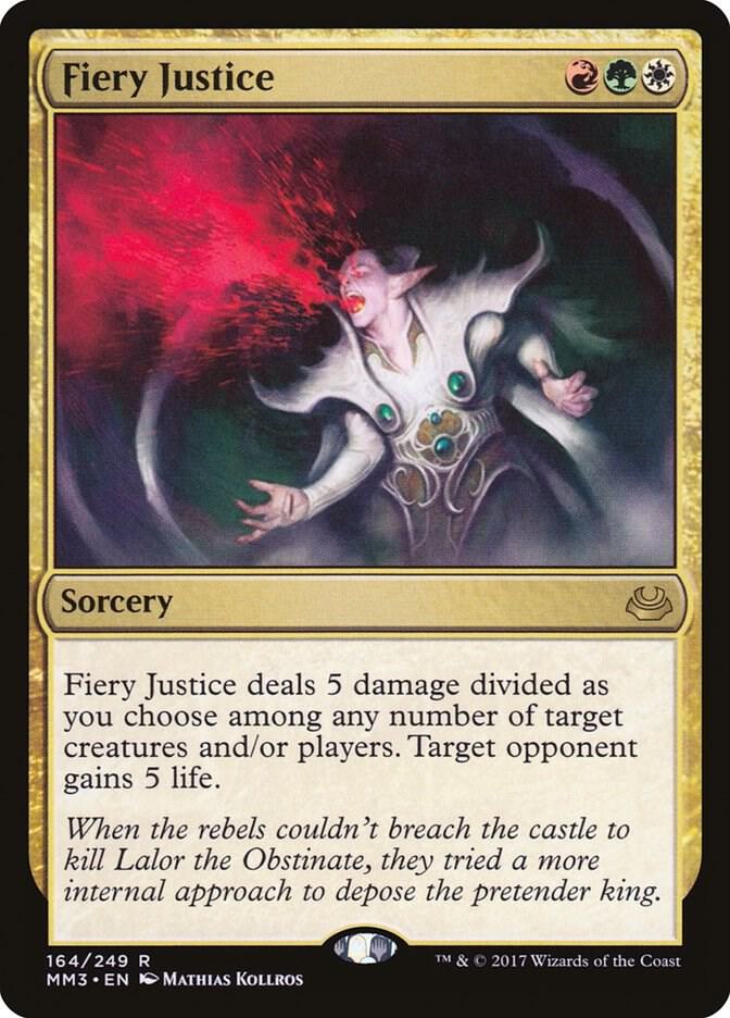 Fiery Justice 164/249 (Modern Masters 2017)  | Good Games North