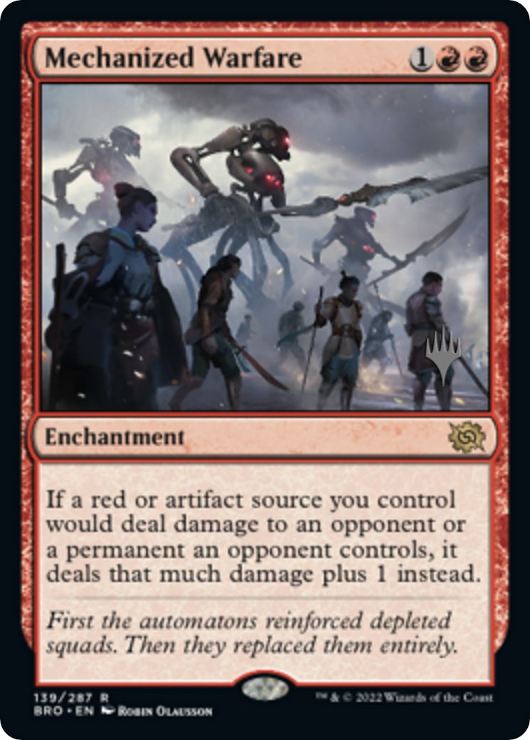 Mechanized Warfare (Promo Pack) [The Brothers' War Promos] | Good Games North