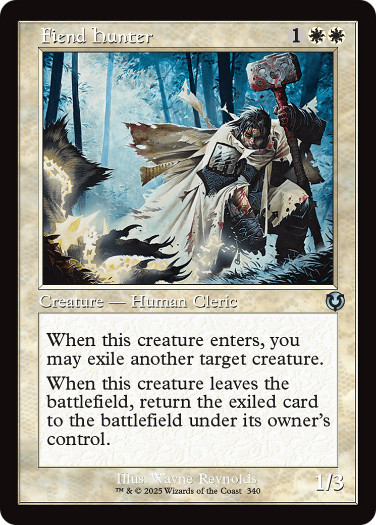 Fiend Hunter (Retro Frame) [Innistrad Remastered] | Good Games North