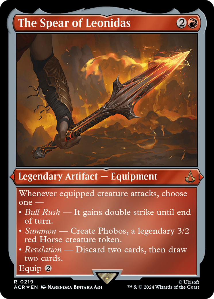 The Spear of Leonidas (Foil Etched) [Assassin's Creed] | Good Games North