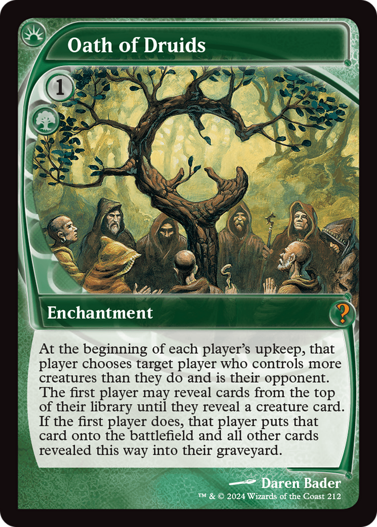 Oath of Druids (Future Sight) [Mystery Booster 2] | Good Games North
