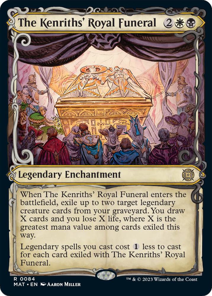 The Kenriths' Royal Funeral 84/50 (March of the Machine: The Aftermath)  - Showcase Foil | Good Games North