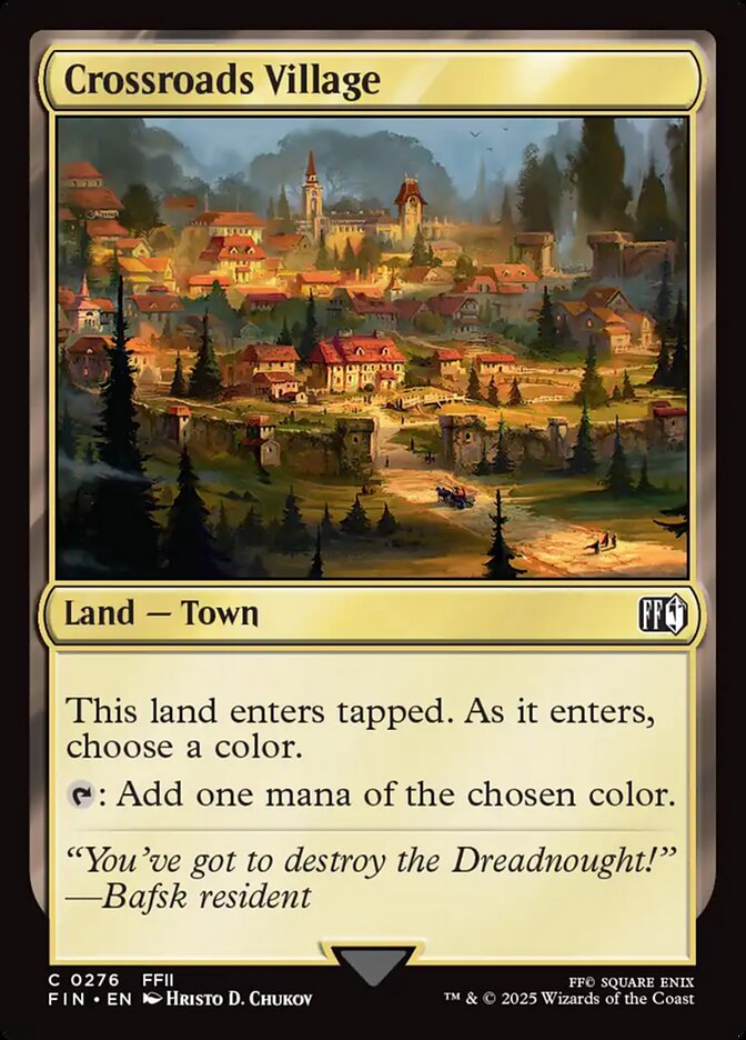 Crossroads Village (FINAL FANTASY)  - Foil | Good Games North