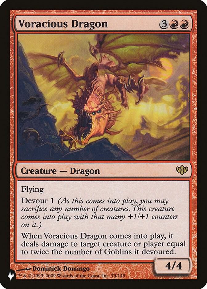 Voracious Dragon (The List Reprints)  | Good Games North
