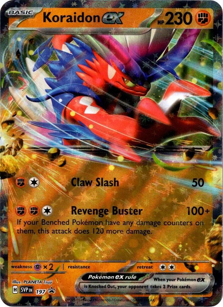Koraidon ex 197 (SV: Scarlet & Violet Promo Cards)  - Holofoil | Good Games North