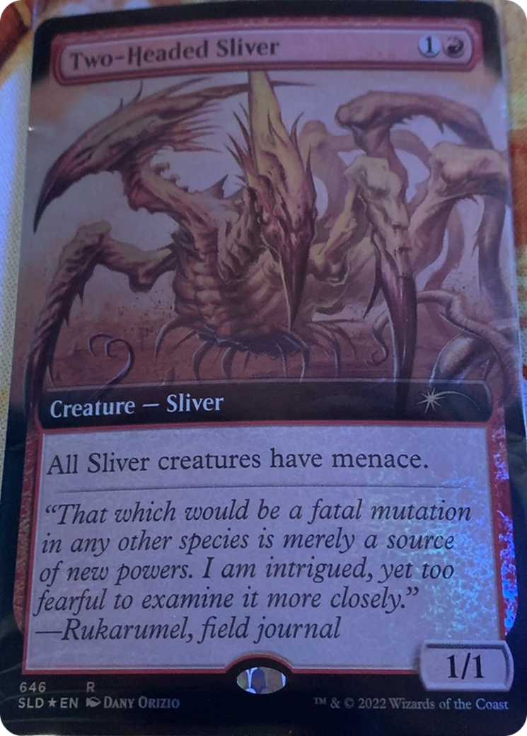 Two-Headed Sliver (Extended Art) [Secret Lair Drop Promos] | Good Games North