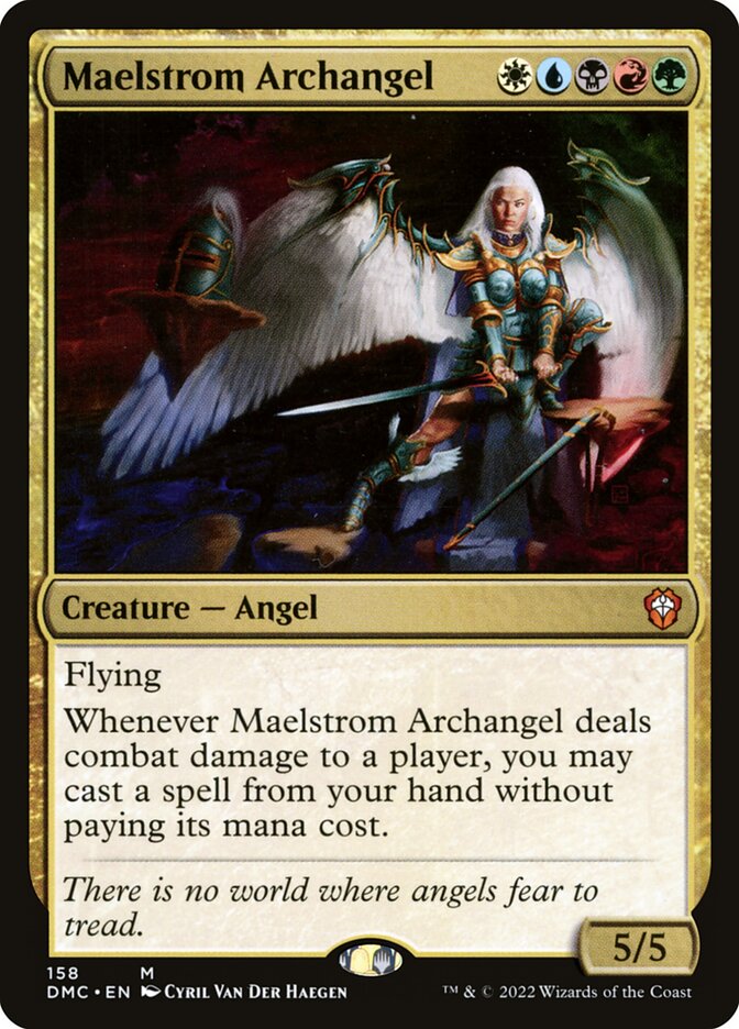 Maelstrom Archangel 158/50 (Commander: Dominaria United)  | Good Games North