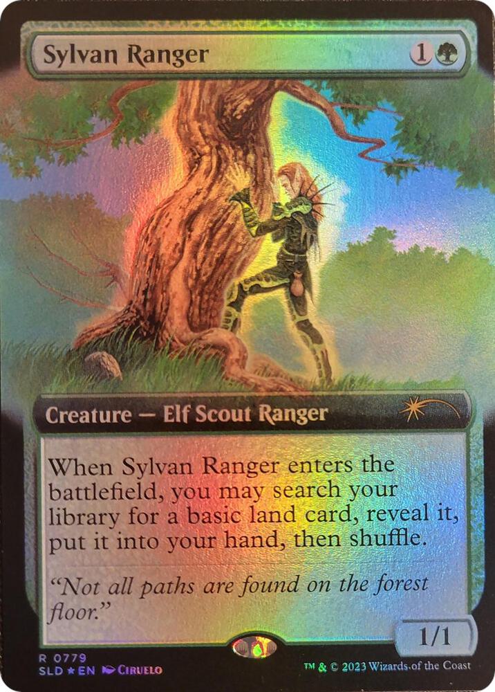Sylvan Ranger Extended Art (Secret Lair Drop Series)  - Foil | Good Games North