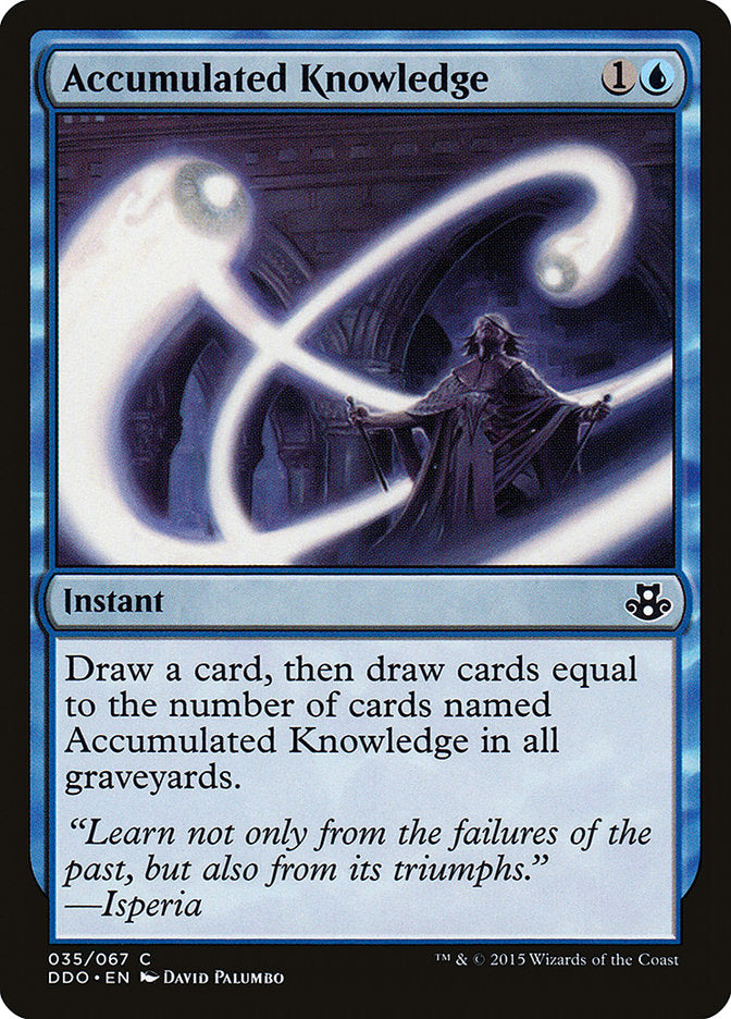 Accumulated Knowledge [Duel Decks: Elspeth vs. Kiora] | Good Games North