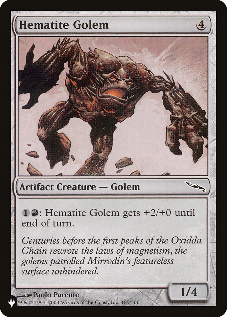 Hematite Golem [The List] | Good Games North