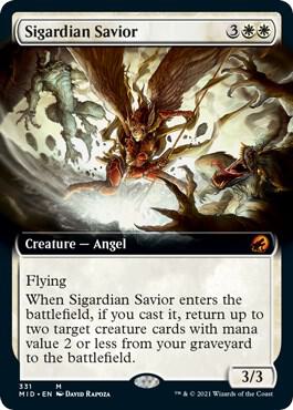 Sigardian Savior Extended Art (Innistrad: Midnight Hunt)  | Good Games North