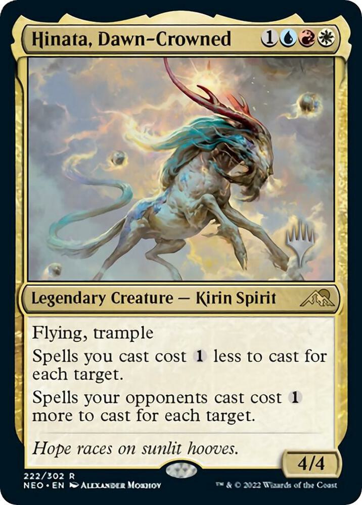 Hinata Dawn Crowned (Promo Pack: Kamigawa: Neon Dynasty)  - Foil | Good Games North